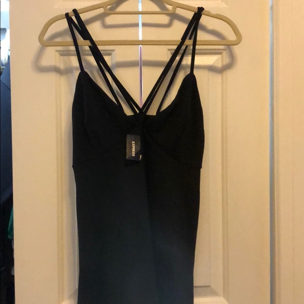 Black Express tank-top